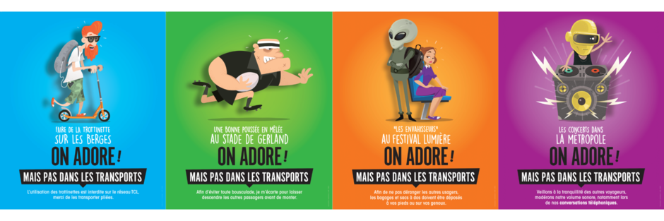  Les affiches de la campagne sur le civisme