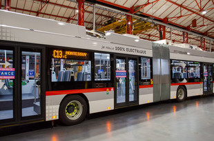  Premiers trolleybus électriques articulés dernière génération fabriqués par le constructeur HESS