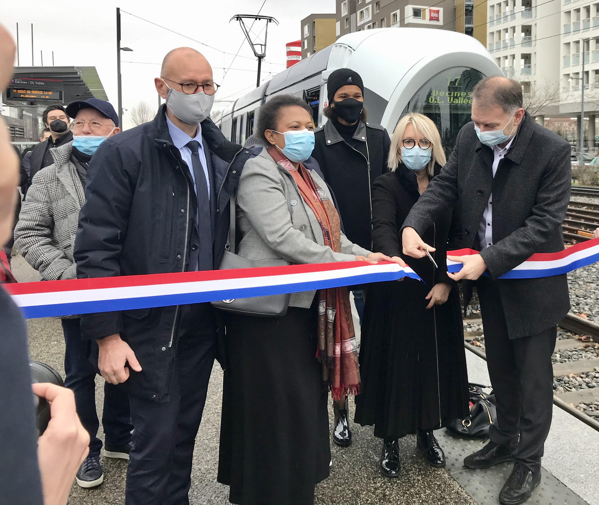  Inauguration de la ligne de tram T7 ce lundi 1er février 2021