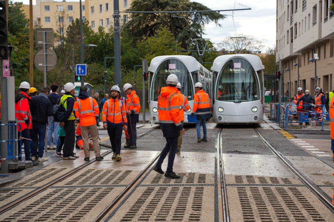 Essais sur le prolongement de la ligne T6