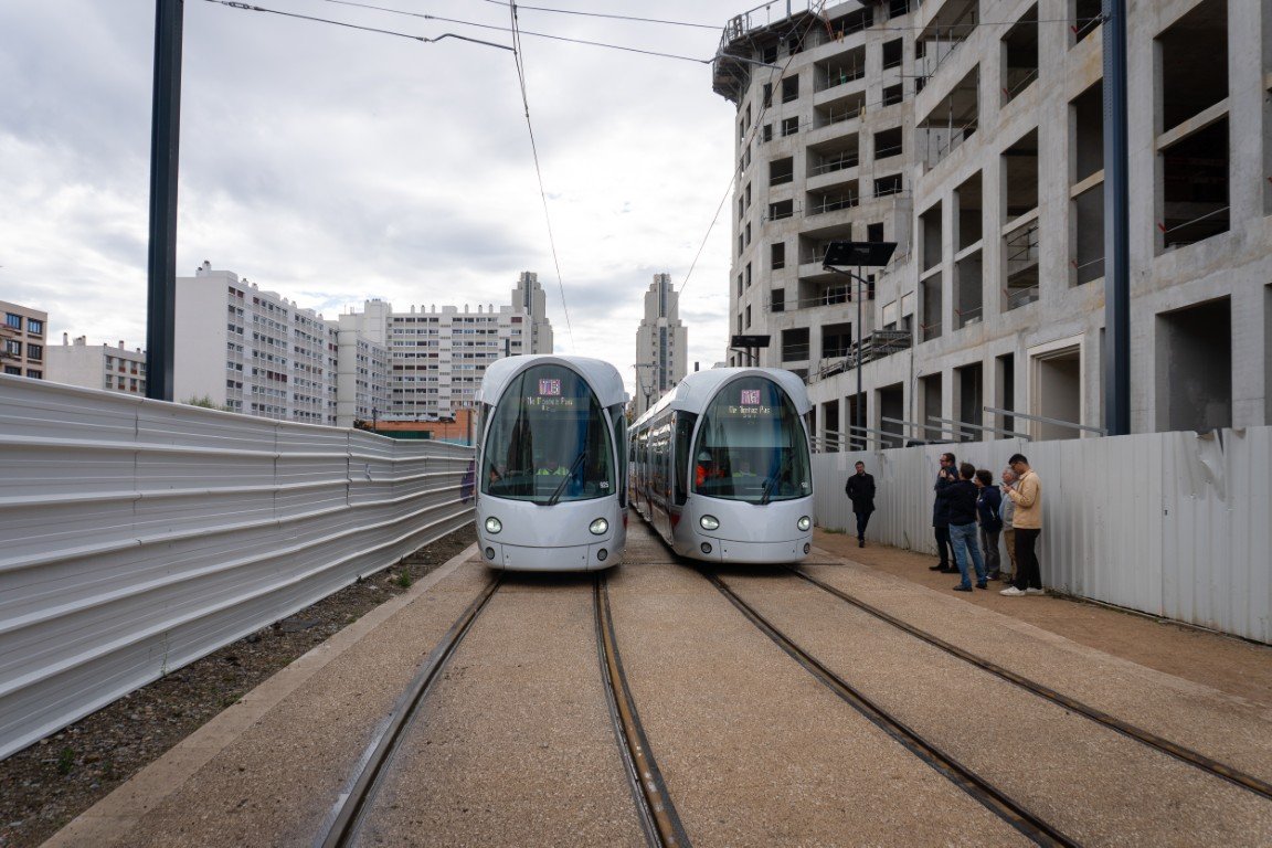 Essais sur le prolongement de la ligne T6
