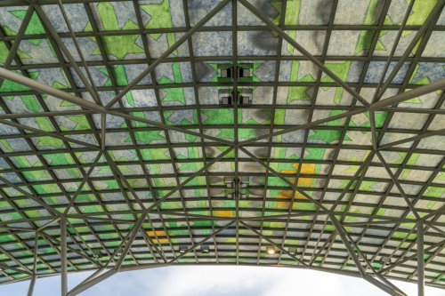 Œuvre dans la station Parilly (crédit : Blandine Soulage)