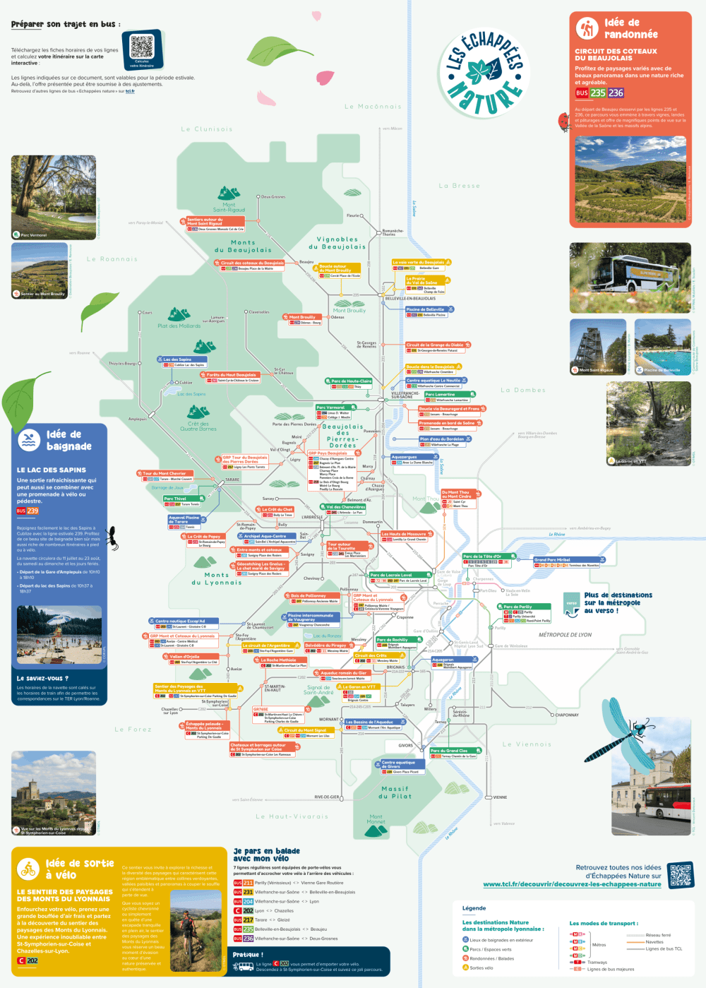 Carte 2026 des Echappées Nature