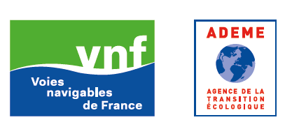 Logo des Voies Navigables de France et de l'ADEME