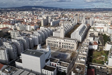 Vue aérienne du quartier Gratte-Ciel (crédit : Garage Productions)