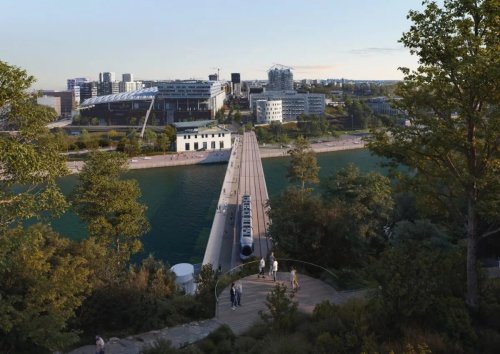 Perspective 3D du pont de TEOL