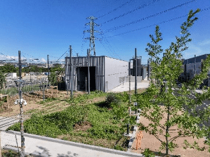 intégration paysagère du bâtiment