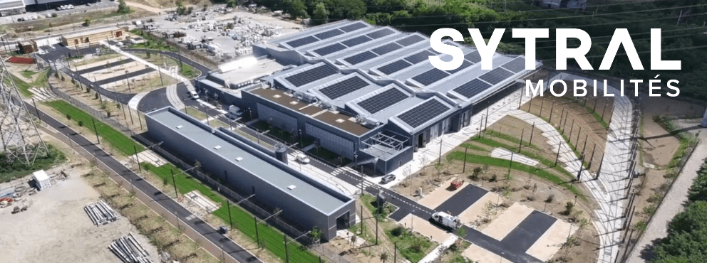 Photo aérienne du centre de maintenance