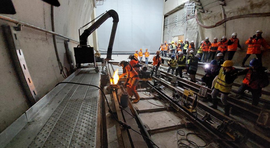 Fin du chantier de voie ferrée sur le prolongement du métro B !