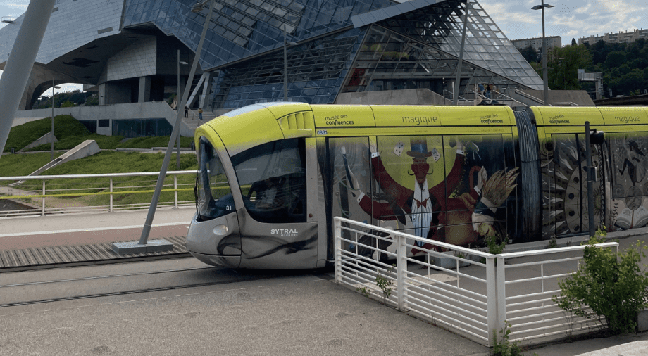 Une rame "magique" sur la ligne de tramway T1 !