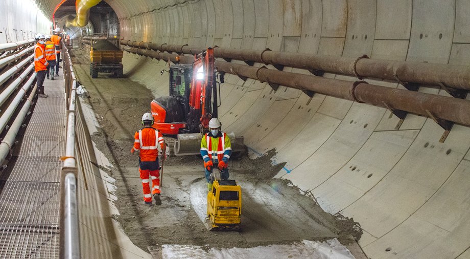 Le chantier avance à bon rythme