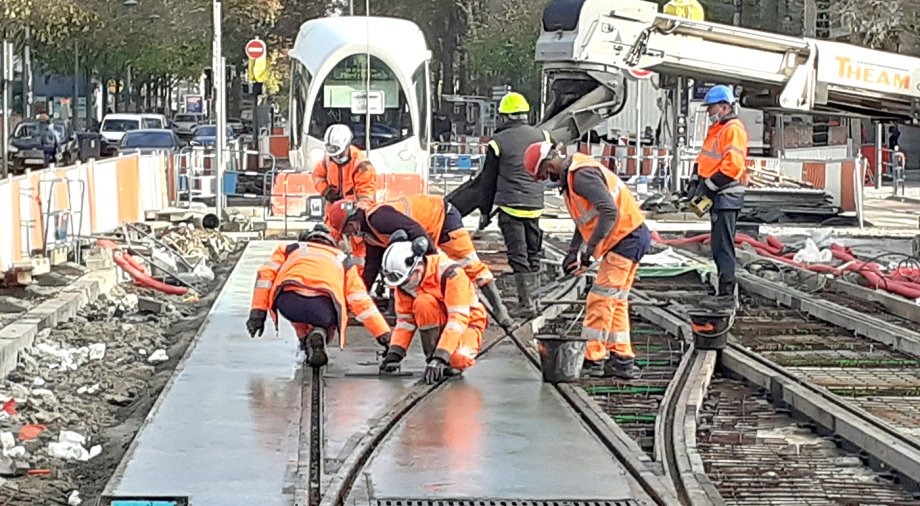 Le chantier de T2 à Confluence