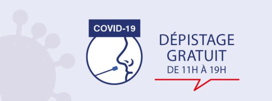 Covid 19 : dépistage gratuit à proximité du réseau TCL