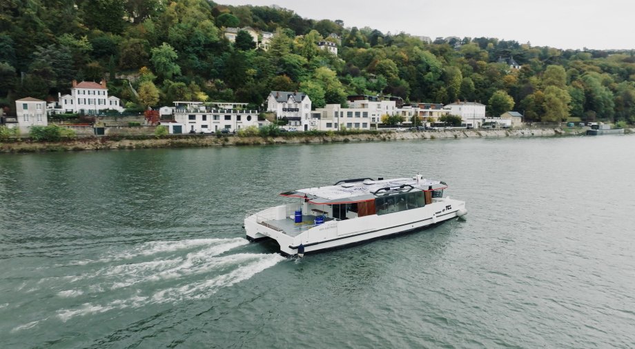 Vue aérienne du Gone sur la Saône (crédit : Thomas Leroudier - Big Company)