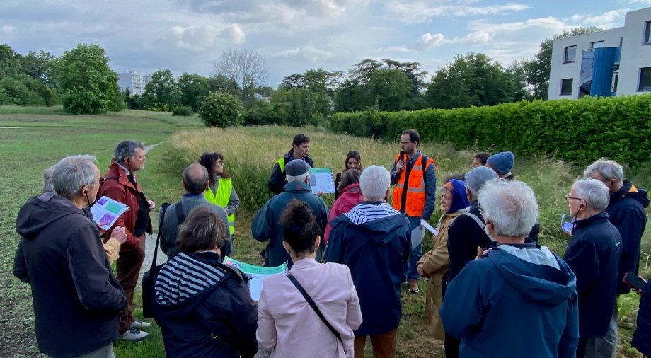 balade urbaine à Ste Foy les Lyon