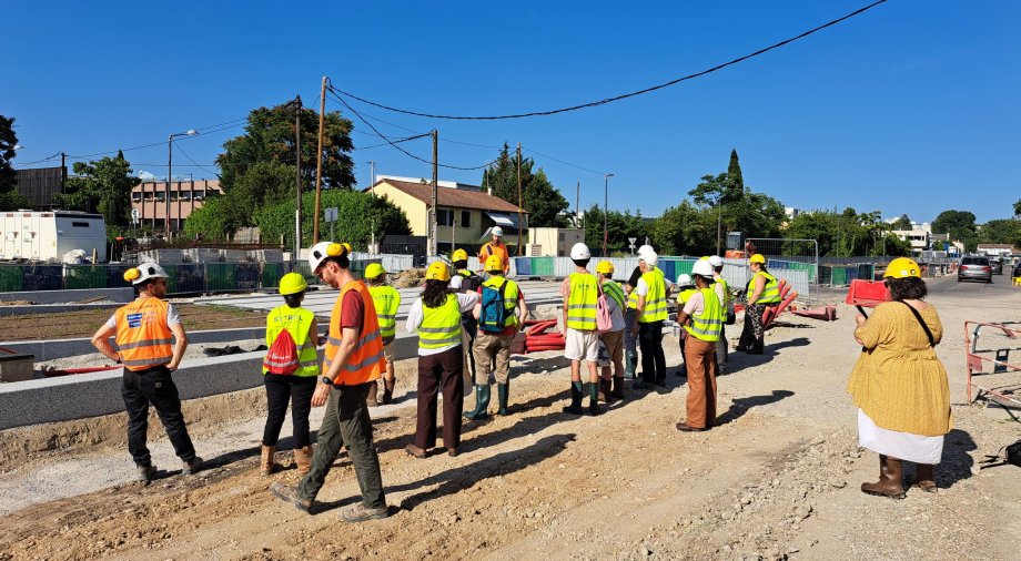visite du chantier