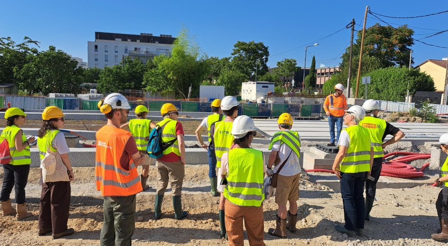 visite du chantier