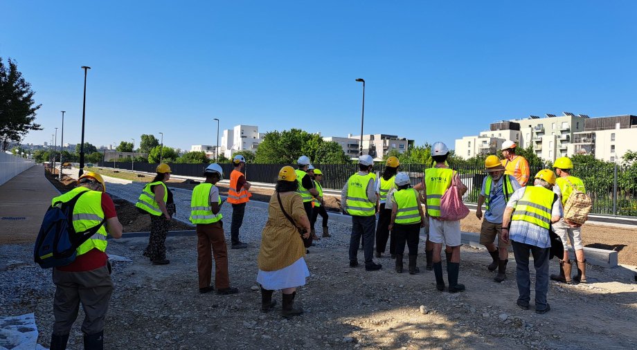visite du chantier