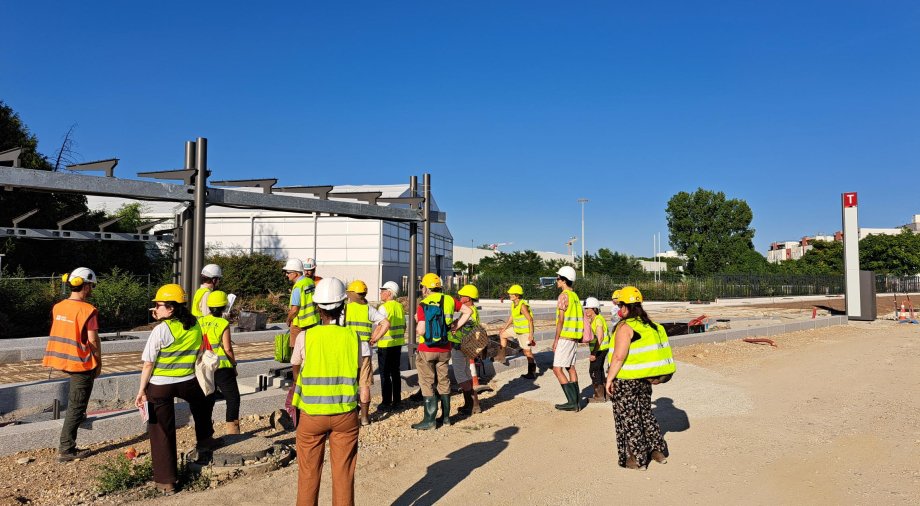 visite du chantier