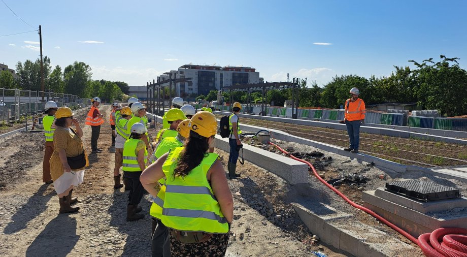visite du chantier