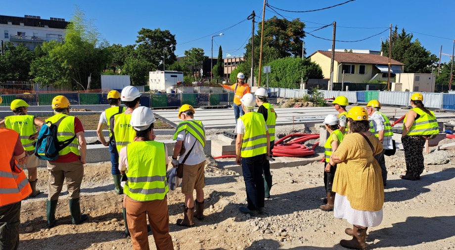 visite du chantier