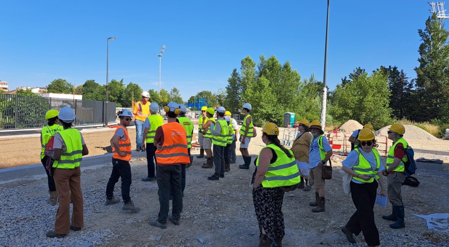 visite du chantier
