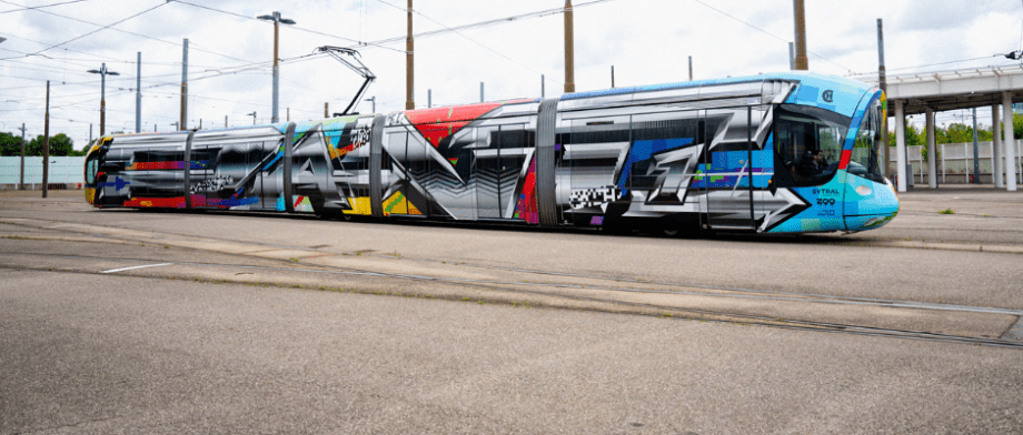 Une nouvelle œuvre street art sur le réseau tramway !