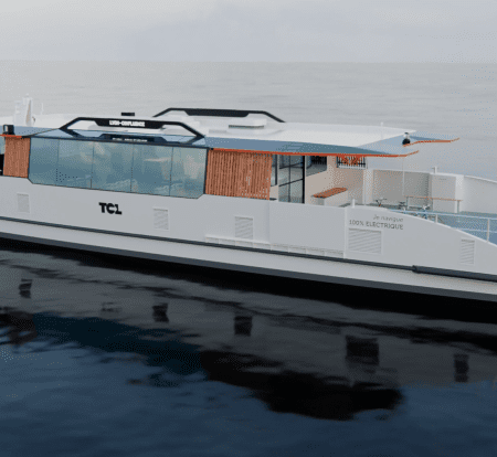 Perspective des futurs bateaux électriques (crédit : Océa)